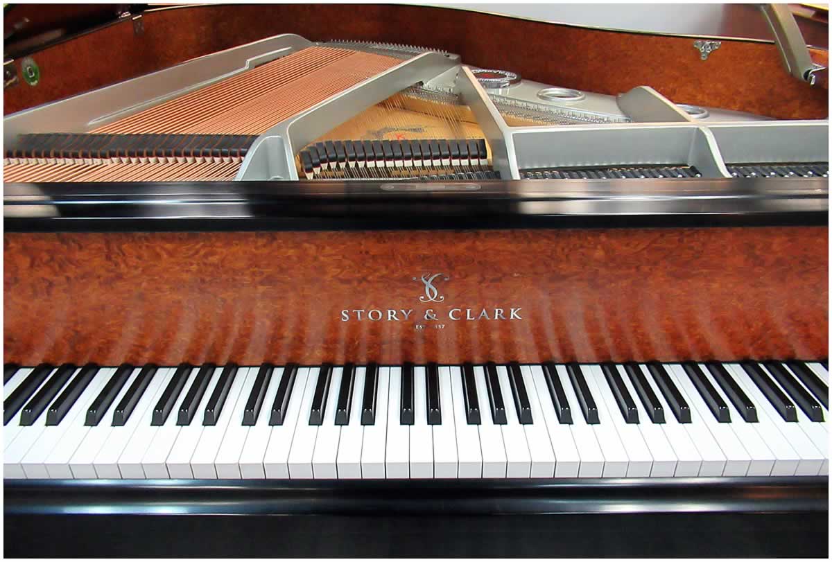 story and clark baby grand piano